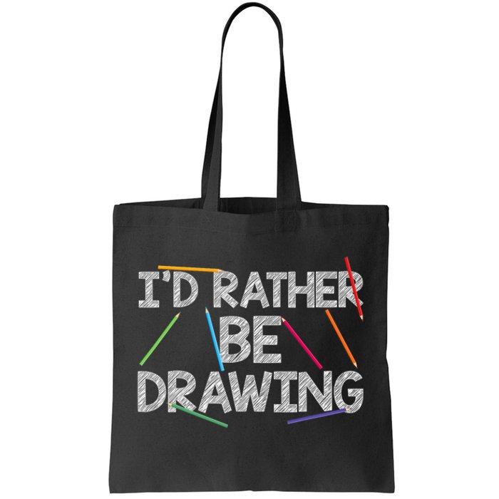 Cool Drawing Art Sketch Pencil Artist Lovers Tote Bag