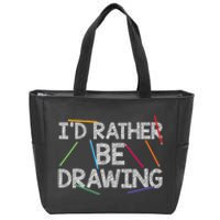 Cool Drawing Art Sketch Pencil Artist Lovers Zip Tote Bag