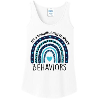 Colorful Day ABA Therapist Inspiring Behavior Change Ladies Essential Tank