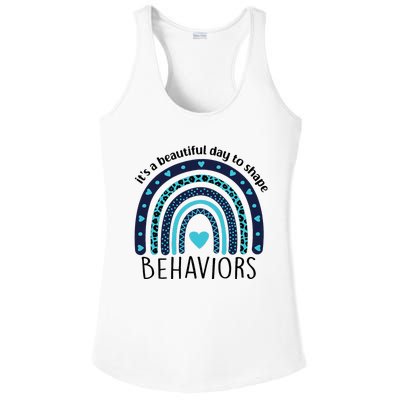 Colorful Day ABA Therapist Inspiring Behavior Change Ladies PosiCharge Competitor Racerback Tank