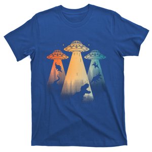 Cool Dinosaur Art For Women Ufo Alien T-Shirt