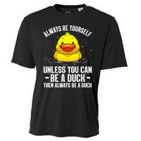 Cute Duck Aquatic Bird Rubber Duck Lovers Cooling Performance Crew T-Shirt