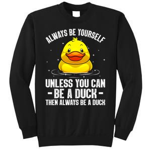 Cute Duck Aquatic Bird Rubber Duck Lovers Sweatshirt