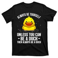 Cute Duck Aquatic Bird Rubber Duck Lovers T-Shirt