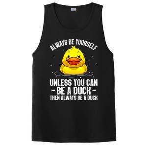 Cute Duck Aquatic Bird Rubber Duck Lovers PosiCharge Competitor Tank