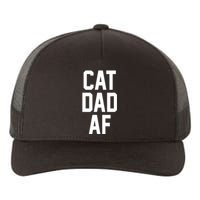 Cat Dad AF TShirt For Dads Of Cats Yupoong Adult 5-Panel Trucker Hat