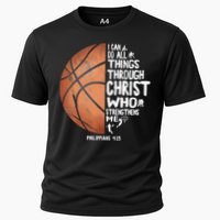 Can Do All Things Through Christ Philippians 4:13 Basketball Cooling Performance Crew T-Shirt