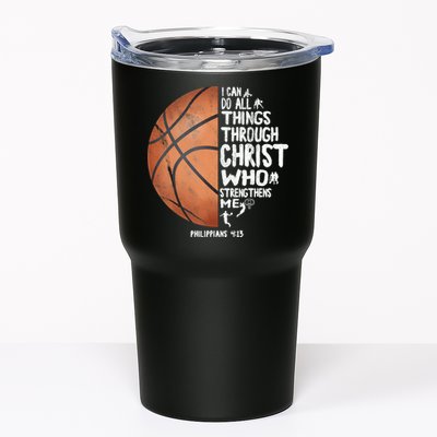 Can Do All Things Through Christ Philippians 4:13 Basketball Tumbler