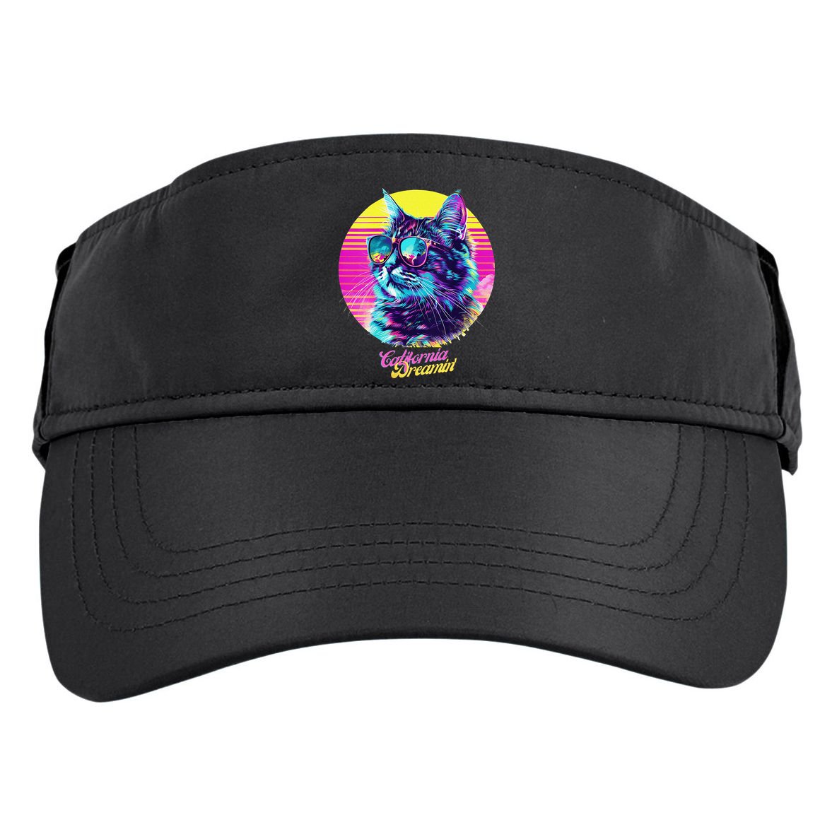 Catifornia Dreamin About Birds And Mice Adult Drive Performance Visor