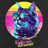 Catifornia Dreamin About Birds And Mice Adult Drive Performance Visor