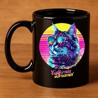 Catifornia Dreamin About Birds And Mice 11oz C Handle Ceramic Mug