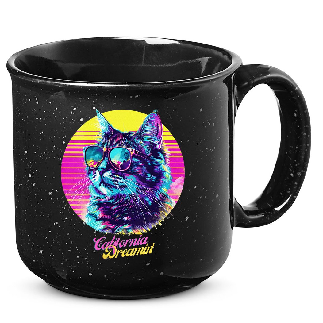 Catifornia Dreamin About Birds And Mice 15oz Campfire Ceramic Mug