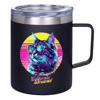 Catifornia Dreamin About Birds And Mice 12oz Stainless Steel Coffee Mug