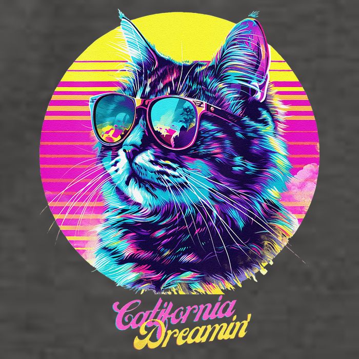 Catifornia Dreamin About Birds And Mice Vector Backpack