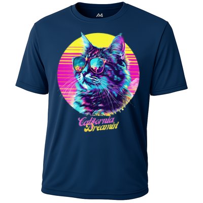 Catifornia Dreamin About Birds And Mice Performance Shirt