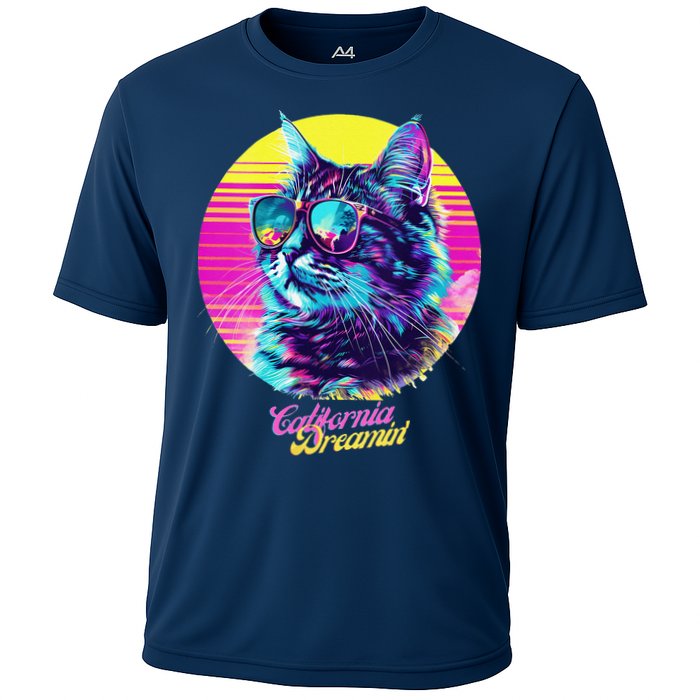 Catifornia Dreamin About Birds And Mice Cooling Performance Crew T-Shirt