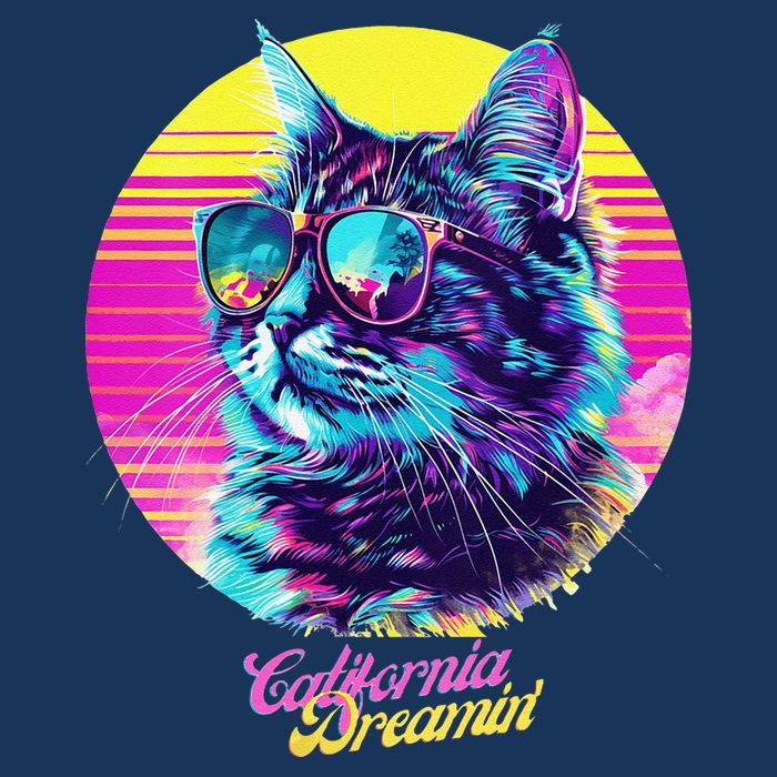 Catifornia Dreamin About Birds And Mice Cooling Performance Crew T-Shirt