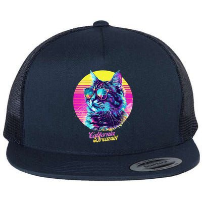 Catifornia Dreamin About Birds And Mice Flatbill Hat