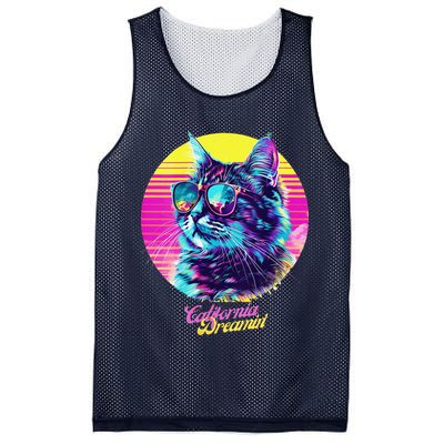 Catifornia Dreamin About Birds And Mice Mesh Reversible Basketball Jersey Tank