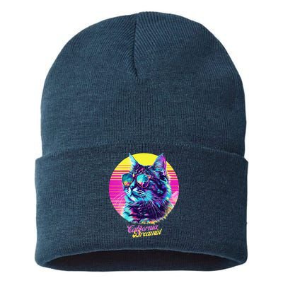 Catifornia Dreamin About Birds And Mice Sustainable Knit Beanie
