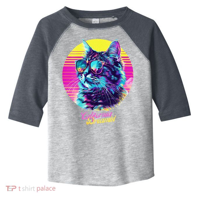 Catifornia Dreamin About Birds And Mice Toddler Fine Jersey T-Shirt