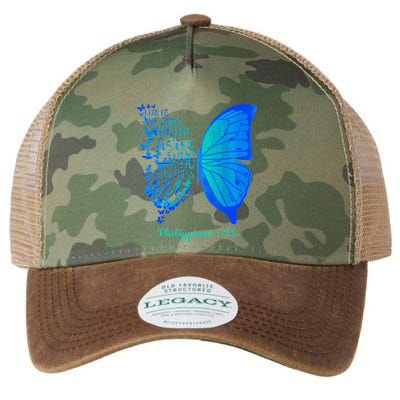 Can Do All Things Through Christ Who Strengthens Me I Gift Legacy Tie Dye Trucker Hat