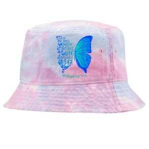 Can Do All Things Through Christ Who Strengthens Me I Gift Tie-Dyed Bucket Hat