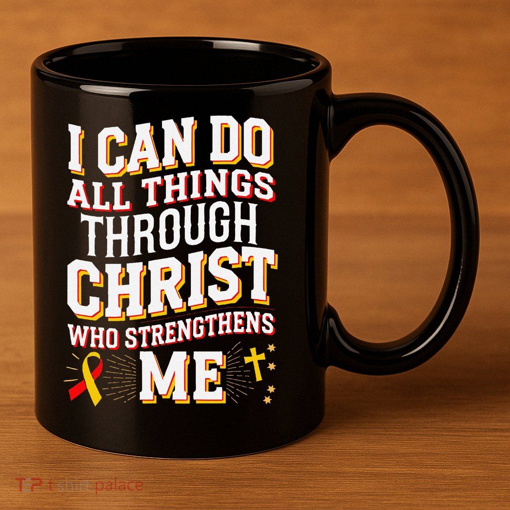 Can Do All Things Through Christ Hepatitis Awareness 11oz C Handle Ceramic Mug