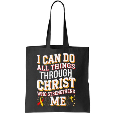 Can Do All Things Through Christ Hepatitis Awareness Bag