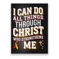 Can Do All Things Through Christ Hepatitis Awareness Poster