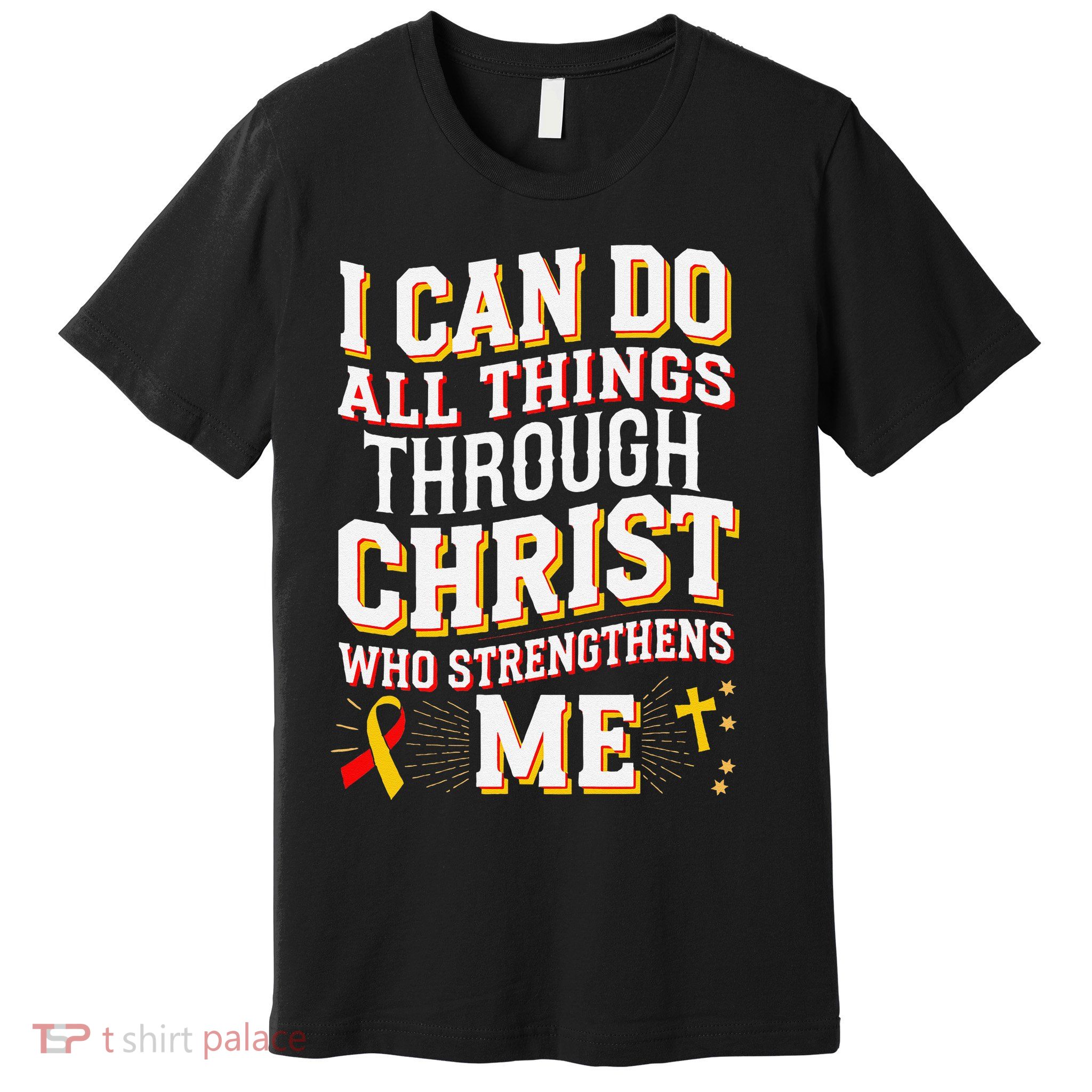 Can Do All Things Through Christ Hepatitis Awareness Premium T-Shirt