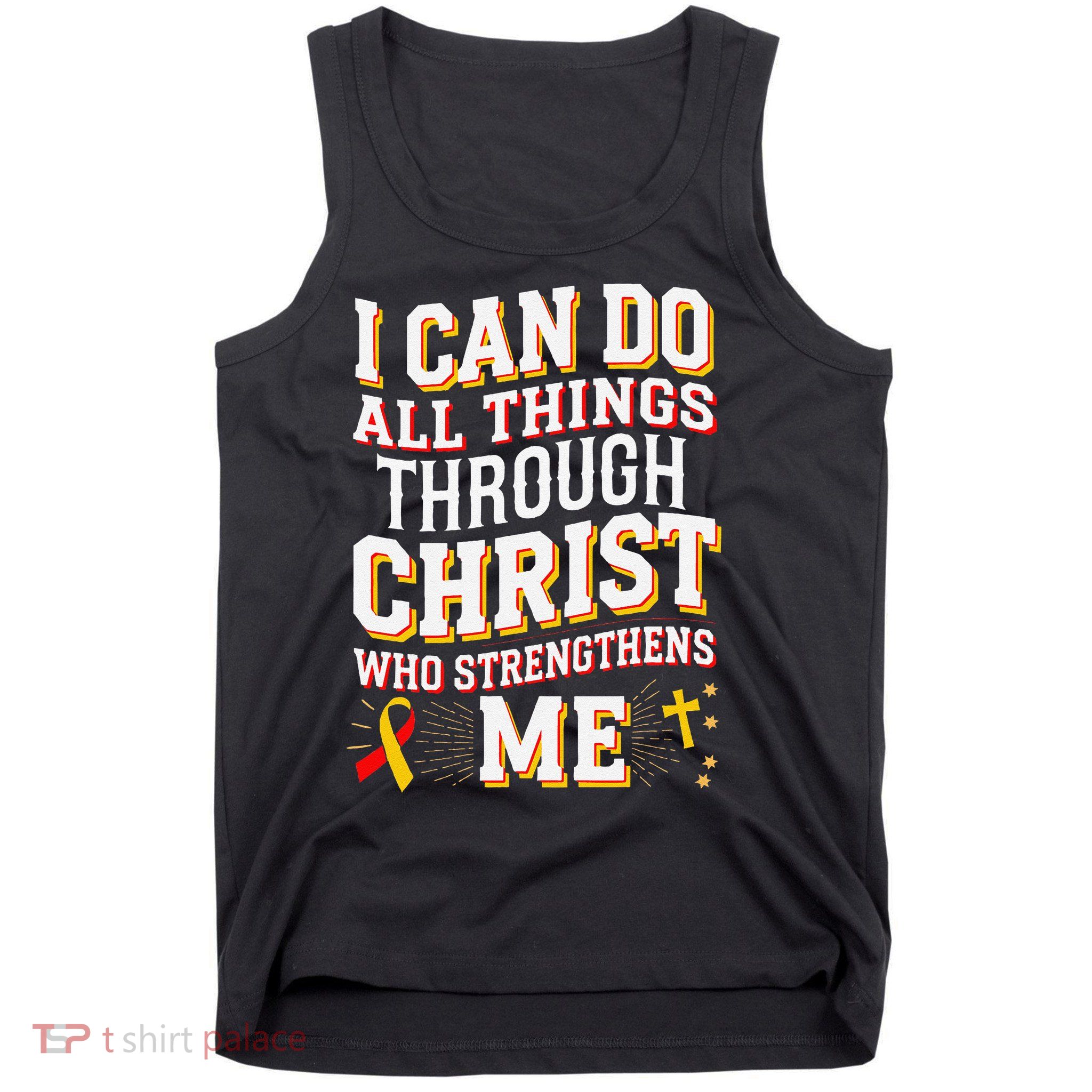 Can Do All Things Through Christ Hepatitis Awareness Tank Top