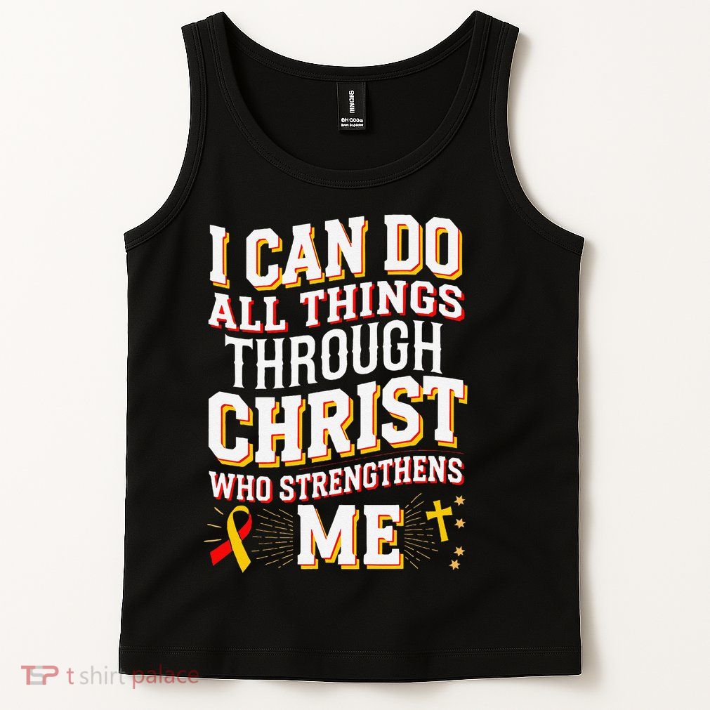Can Do All Things Through Christ Hepatitis Awareness Tank Top