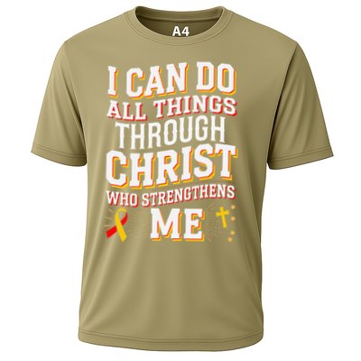 Can Do All Things Through Christ Hepatitis Awareness Performance Shirt