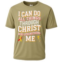 Can Do All Things Through Christ Hepatitis Awareness Cooling Performance Crew T-Shirt