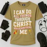 Can Do All Things Through Christ Hepatitis Awareness Cooling Performance Crew T-Shirt