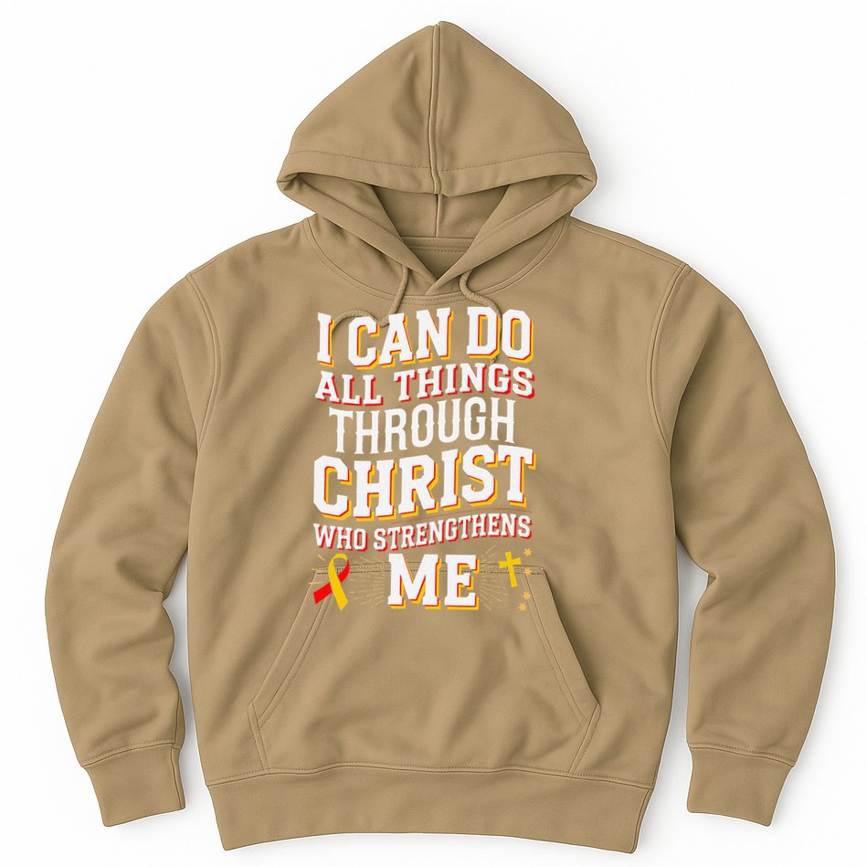 Can Do All Things Through Christ Hepatitis Awareness Hoodie