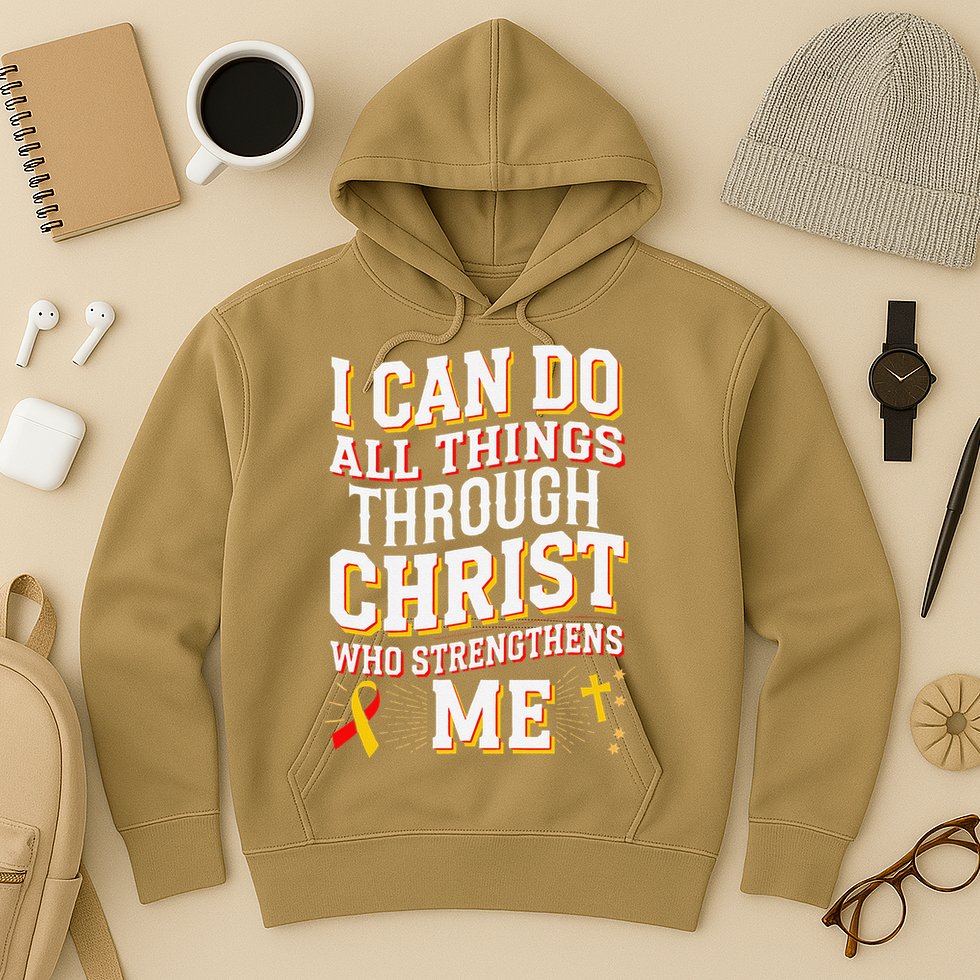 Can Do All Things Through Christ Hepatitis Awareness Hoodie