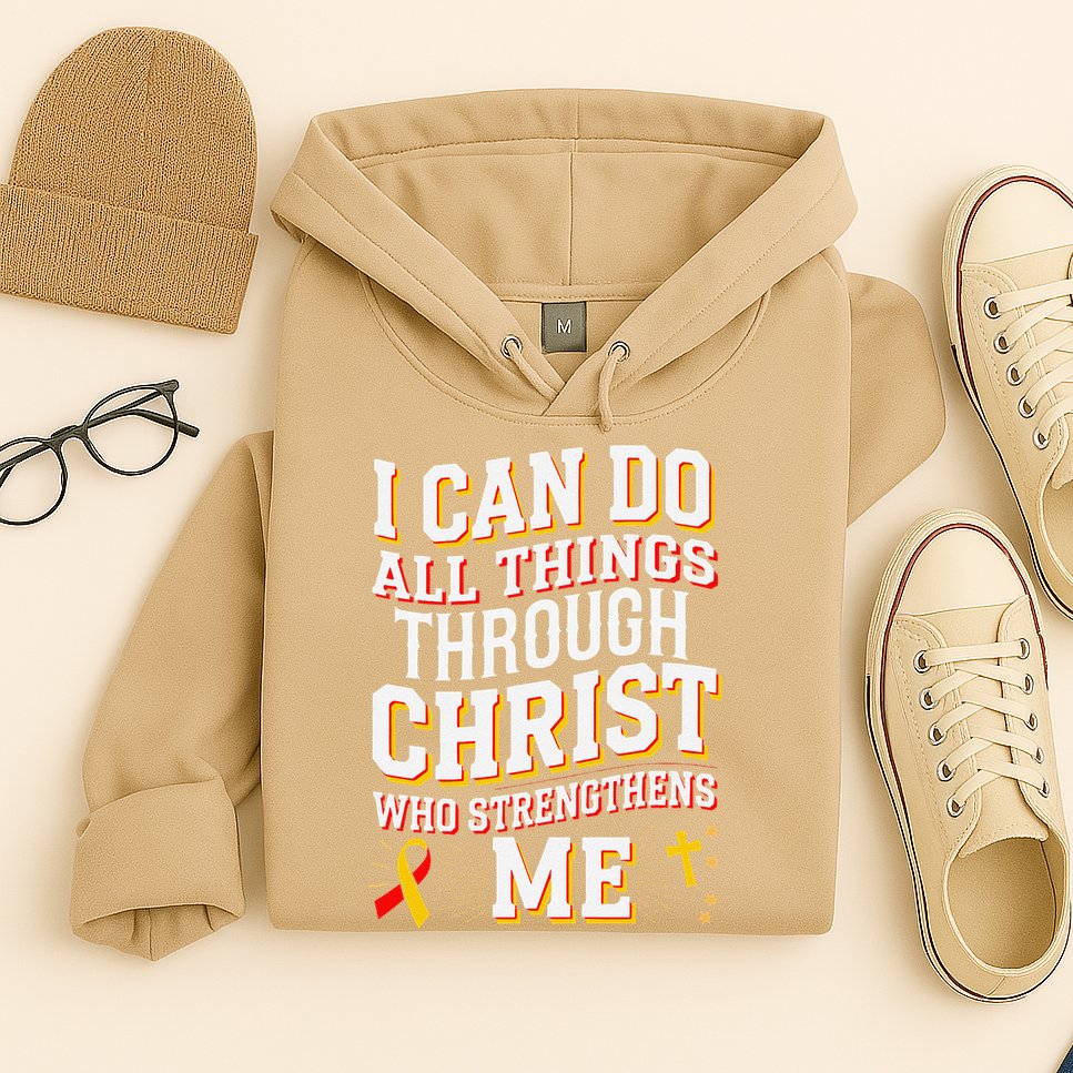 Can Do All Things Through Christ Hepatitis Awareness Hoodie