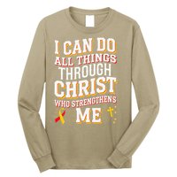 Can Do All Things Through Christ Hepatitis Awareness Long Sleeve Shirt