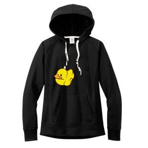 Cute Duck Always Be Yourself Unless You Can Be A Duck Gift Women's Fleece Hoodie