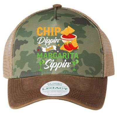 Chip Dippin' And Margarita Sippin Cinco De Mayo T Legacy Tie Dye Trucker Hat
