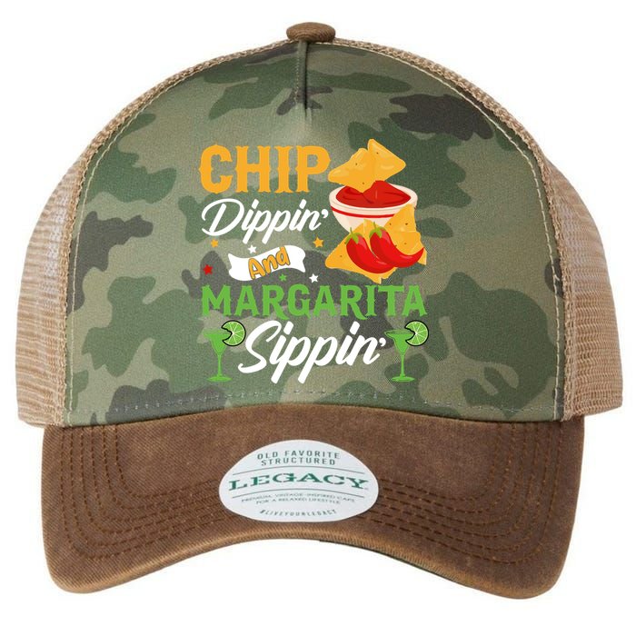 Chip Dippin' And Margarita Sippin Cinco De Mayo T Legacy Tie Dye Trucker Hat