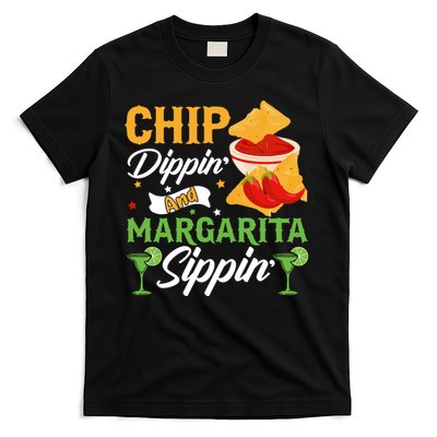 Chip Dippin' And Margarita Sippin Cinco De Mayo T T-Shirt
