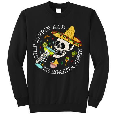 Chip Dippin And Margarita Sippin Cinco De Mayo Drinking Sweatshirt