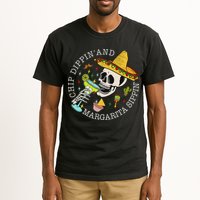 Chip Dippin And Margarita Sippin Cinco De Mayo Drinking Tall T-Shirt