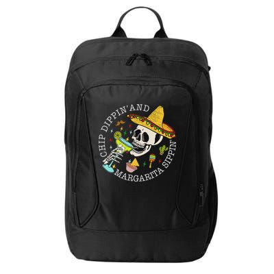 Chip Dippin And Margarita Sippin Cinco De Mayo Drinking City Backpack