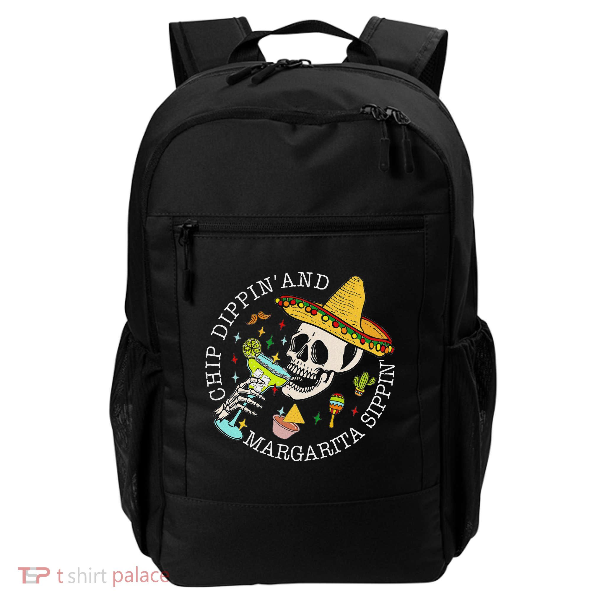 Chip Dippin And Margarita Sippin Cinco De Mayo Drinking Backpack