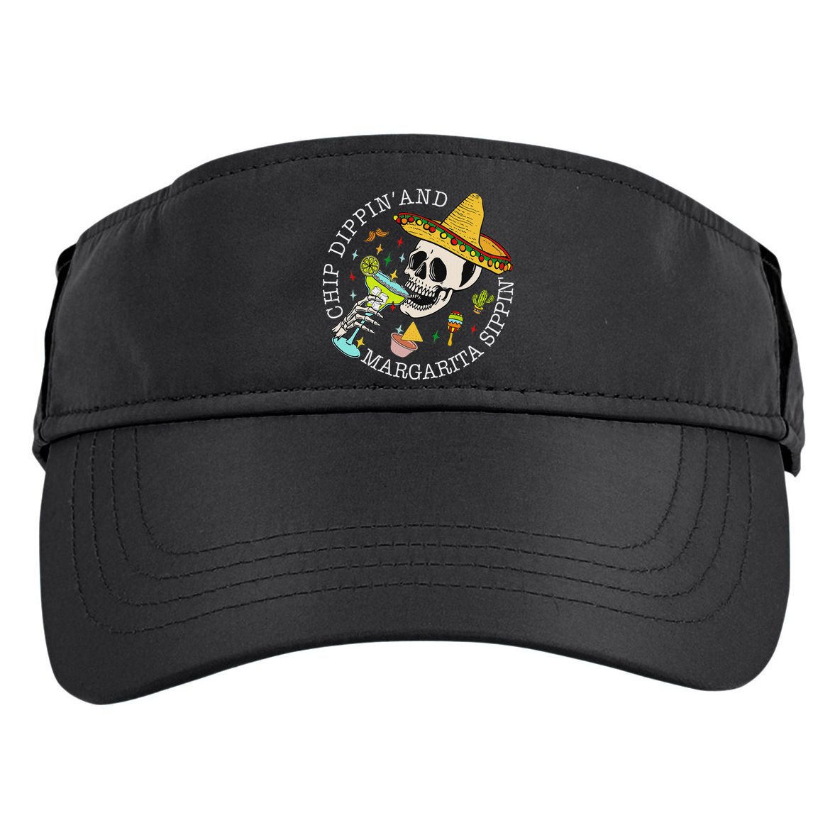 Chip Dippin And Margarita Sippin Cinco De Mayo Drinking Adult Drive Performance Visor