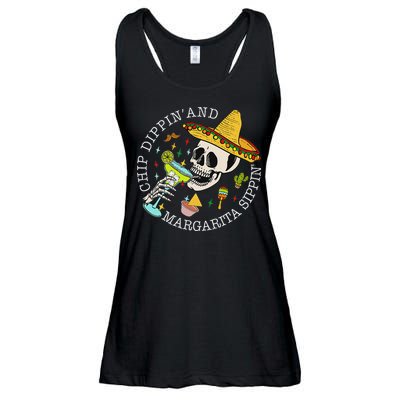 Chip Dippin And Margarita Sippin Cinco De Mayo Drinking Ladies Essential Flowy Tank